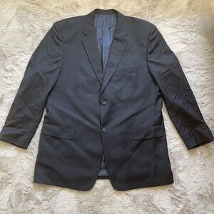 Pavone Zignone‎ Suit Blazer Men 50 X-LONG  77219 Super 110 Gray Plaid Wool ITALY